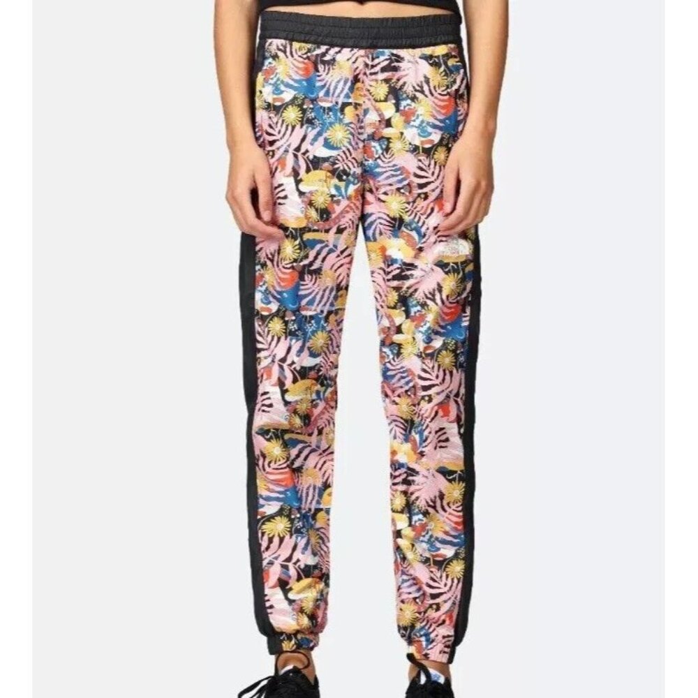 The North Face Womens Size XXL Printed Hydrenaline Windwall Jogger Pants NEW